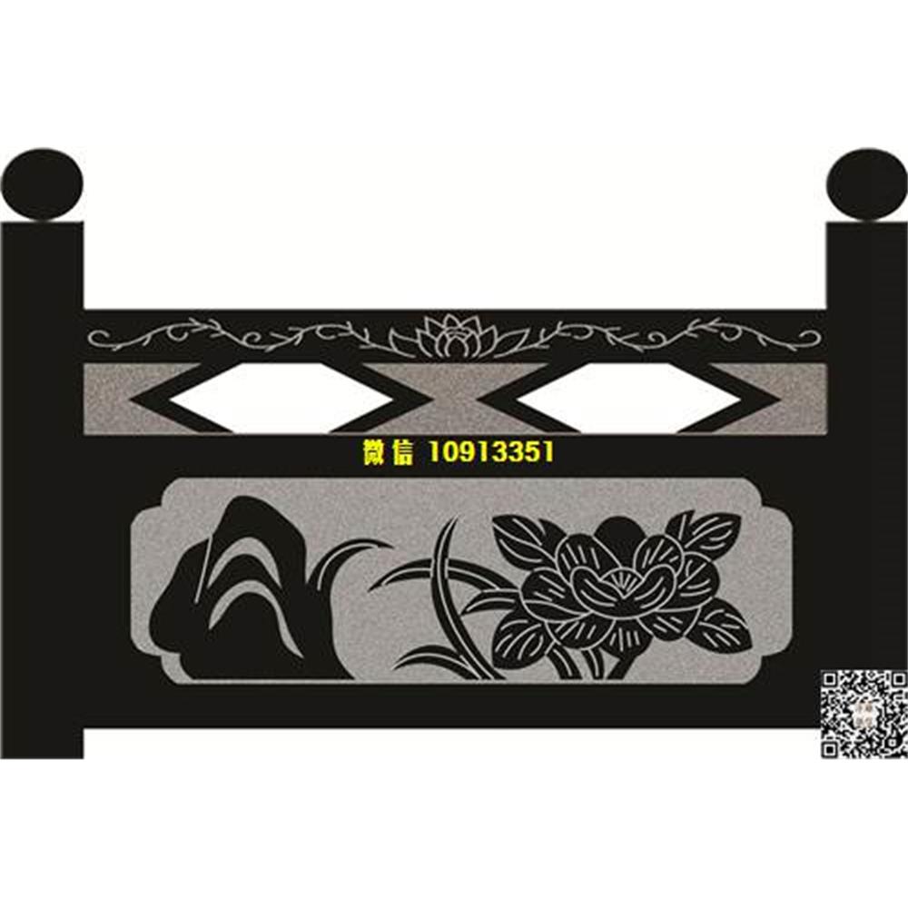 精雕图99兰花栏板精雕图线雕图线条图单线铣底图_电脑雕刻plt文泰矢量图精雕图浮雕图